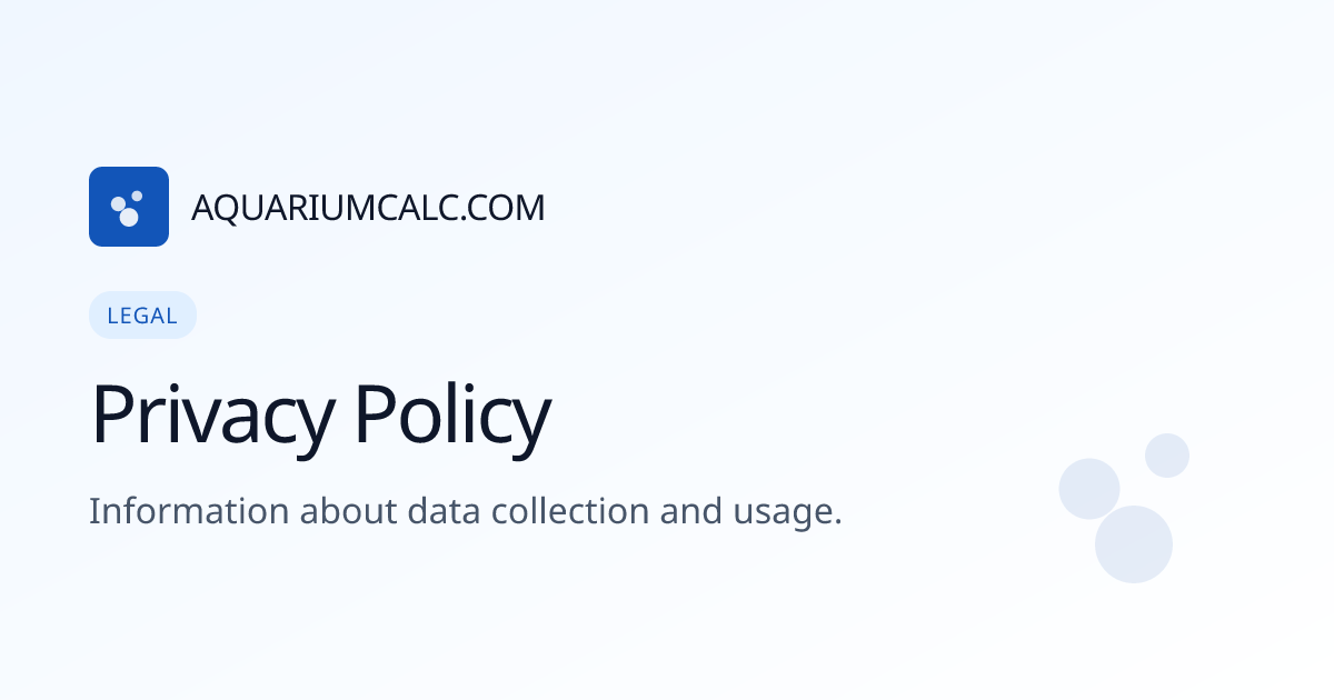 Privacy Policy